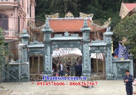 Mẫu cổng đá đẹp đồng tháp tiền giang long an