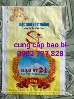 Bao pp dệt, bao đựng gạo, bao đựng gạo in theo yêu cầu