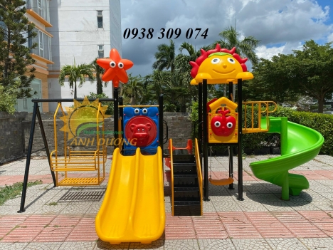 Bộ cầu trượt liên hoàn nhập khẩu cao cấp AD