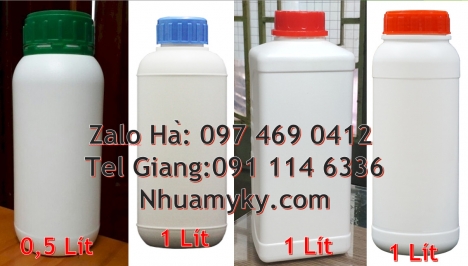 Chai nhựa 30ml 50ml đựng hóa chất, Chai hdpe 100ml vuông, Chai 500ml miệng nhỏ, chai 250ml đựng axit