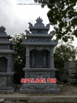 an giang - cần thơ làm am thờ cất tro cốt bằng đá khối