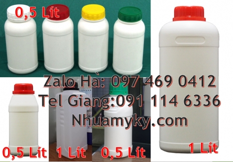 Chai nhựa 30ml 50ml đựng hóa chất, Chai hdpe 100ml vuông, Chai 500ml miệng nhỏ, chai 250ml đựng axit