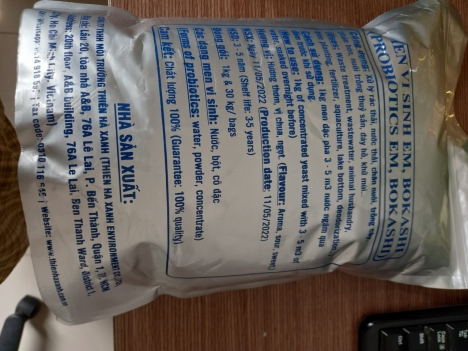 Chế phẩm vi sinh EM và bokashi