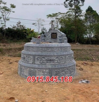 Mẫu mộ đá đẹp cần thơ - mộ đá hình tròn an giang