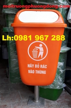 Thùng rác cọc treo đơn giá rẻ tại Hà Nội