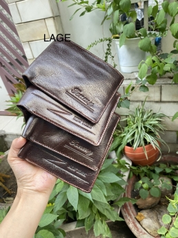 Ví sáp da bò thật - tận xưởng không qua trung gian