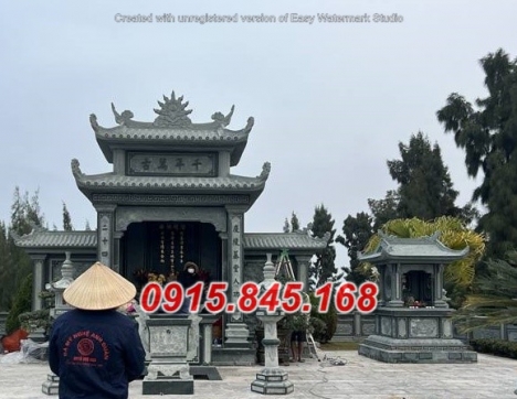 Mẫu mộ đá ba mái để tro cốt đẹp nhất vĩnh long