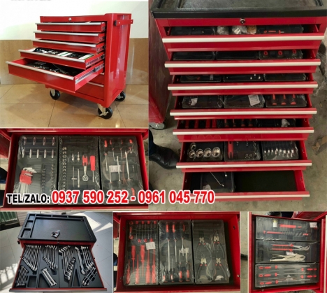 Tủ đựng đồ nghề dụng cụ, thiết bị sửa xe máy ô tô các loại
