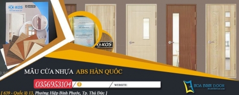 CỬA NHỰA PHÒNG NGỦ ABS HÀN QUỐC  TẠI QUẬN 6