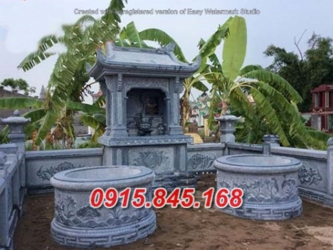 Mẫu mộ đá đẹp cần thơ - mộ đá hình tròn an giang
