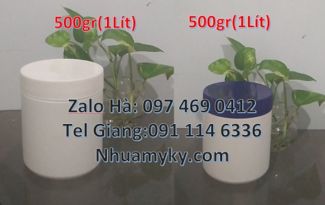 Lọ nhựa Hũ nhựa 1.5kg vuông, Hũ 1.2 lít, hũ 1kg vuông, Hũ vuông 0.5kg, Hũ đựng thuốc sâu, Hủ nhựa 0.