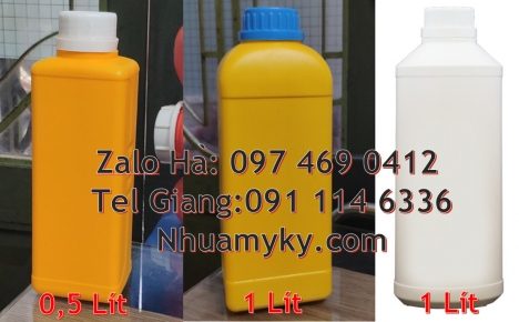 Chai nhựa 30ml 50ml đựng hóa chất, Chai hdpe 100ml vuông, Chai 500ml miệng nhỏ, chai 250ml đựng axit