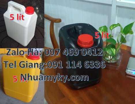 Can 2l quay, can 4l vuông, can 5l đựng dầu nhớt, can nhựa 0.5L đựng hóa chất, Can đựng thực phẩm, Bá