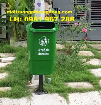 Thùng rác cọc treo đơn giá rẻ tại Hà Nội
