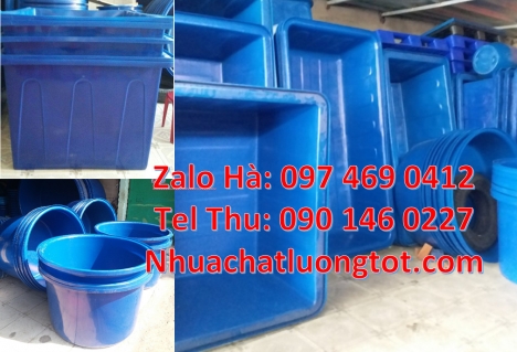 Thùng nhựa tròn 2000L, thùng nhựa 1500 lít, Thùng nhựa dung tích lớn, thùng nuôi cá, thùng đựn
