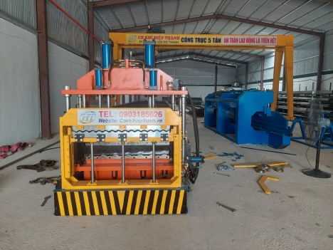 Tất tần tật máy cán tôn 05 sóng, 09 sóng và 13 sóng laphong
