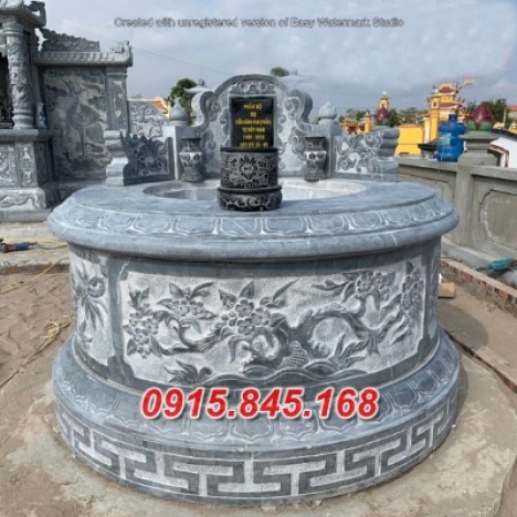 859 mẫu mộ tròn bằng đá đẹp ninh thuận bình thuận