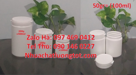 Hủ nhựa 500gr vuông đựng axit Hũ nhựa 2kg hdpe, Hũ 0.5kg lùn, Hũ đựng nông dược, Hũ nhựa 500gr đựng