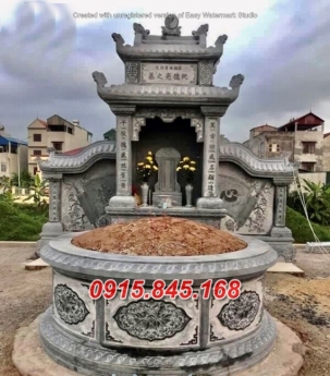 859 mẫu mộ tròn bằng đá đẹp ninh thuận bình thuận