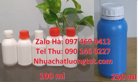 Chai 30ml cao cấp, Chai nhựa tròn, Chai 50ml cao cấp Cung cấp chai nhựa 250ml 500ml giá sỉ. Chai nh