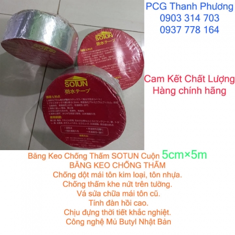 Bán băng keo chống thấm chống dột SOTUN Nhật Bản-Chính hãng