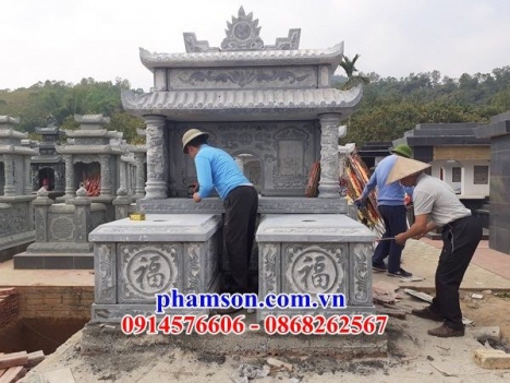 85+ Mẫu mộ đôi bằng đá khối – lăng mộ bắc ninh
