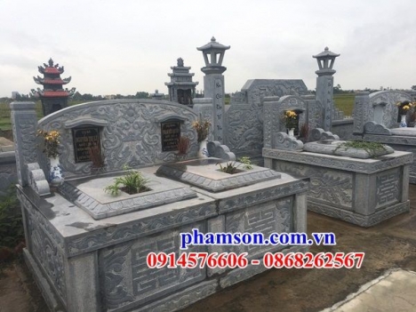 85+ Mẫu mộ đôi bằng đá khối – lăng mộ bắc ninh