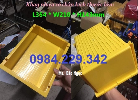 Khay nhựa A8, khay đựng kim khí, khay đựng vật tư điện nước