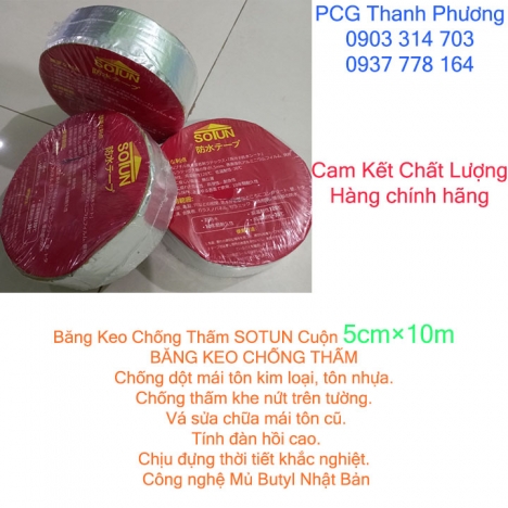 Bán băng keo chống thấm chống dột SOTUN Nhật Bản-Chính hãng