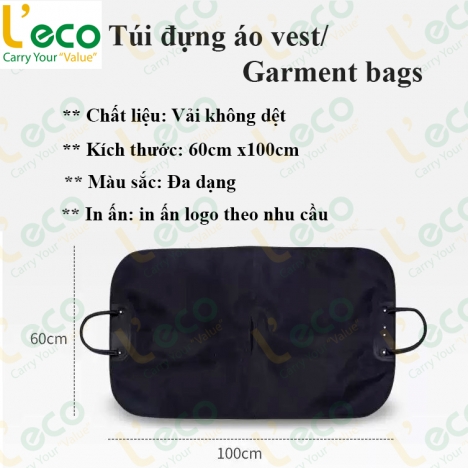 Xưởng may túi đựng áo vest theo nhu cầu