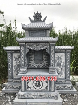 quảng bình 0025 mẫu kỳ đài thờ chung đá vàng đẹp