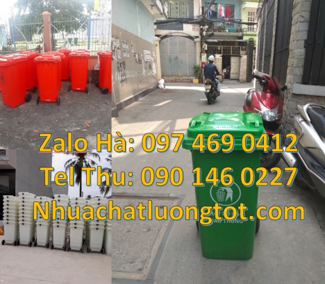 Thùng rác 240l nắp hở, thùng rác 240l hdpe,Thùng rác 240 lít nắp kín nhựa composite, Thùng