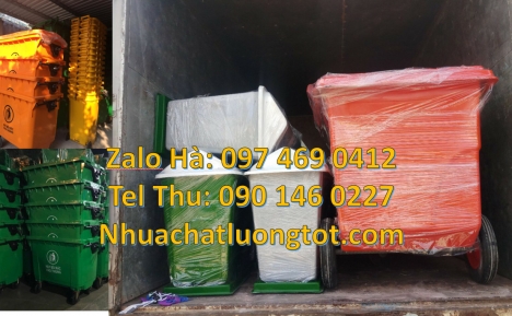 xe thu gom rác 660l 1000l, Xe thu gom rác 660l 3 bánh hơi, xe thu gom rác giá rẻ, địa điểm bán xe ch