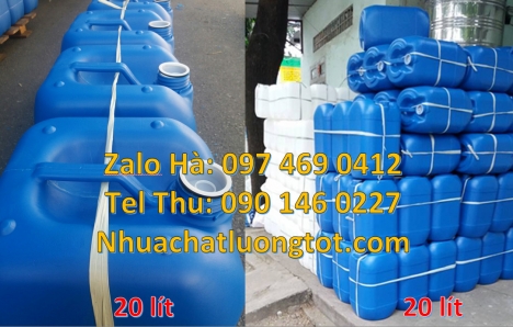 Can 20 lít vuông xanh đựng hóa chất, Can nhựa cao cấp 30l, Can 25đựng hóa chất, can 20l giá rẻ, can