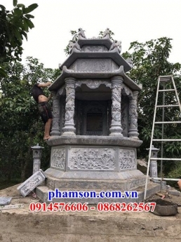 54+ Mộ đá lục bát giác thờ tro cốt – lâm đồng