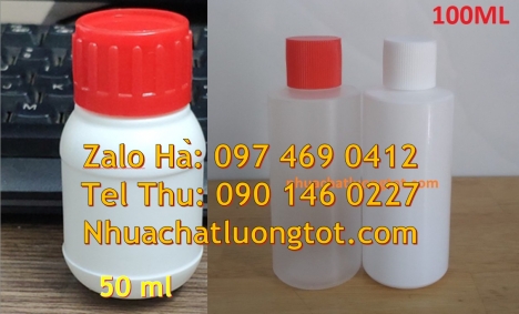 chai 100 ml giá sỉ, Chai nhựa 50 ml, chai nhựa cao cấp, chai 50 ml giá sỉ, Chai nhựa 100 ml đựng hóa