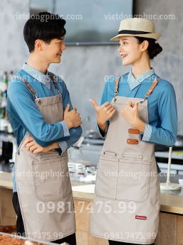 Mẫu đồng phục nhân viên phục vụ bàn thời trang, đẹp mắt và tinh tế