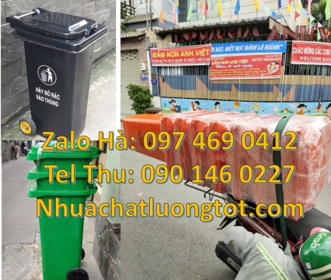 Thùng rác 240l nắp hở, thùng rác 240l hdpe,Thùng rác 240 lít nắp kín nhựa composite, Thùng