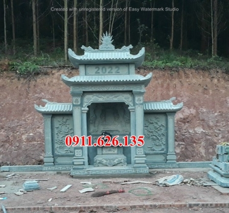 long an 08 mẫu miếu thờ hũ lọ cốt đá cao cấp đẹp