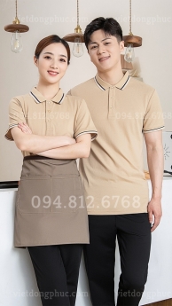 Mẫu đồng phục nhân viên phục vụ bàn thời trang, đẹp mắt và tinh tế