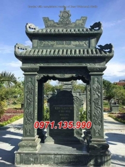 quảng bình 017 mẫu kỳ đài thờ chung đá đơn giản đẹp