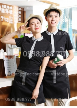 Mẫu đồng phục nhân viên phục vụ bàn thời trang, đẹp mắt và tinh tế