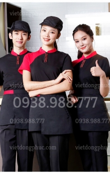 Mẫu đồng phục nhân viên phục vụ bàn thời trang, đẹp mắt và tinh tế