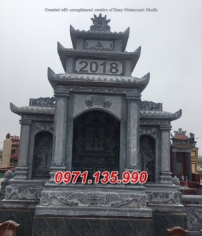 ĐắkNông 4+8 mẫu nhà linh đựng tro cốt ba má đẹp bằng đá