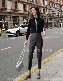 Mẫu sơ mi nữ đồng phục chất lượng tốt, kiểu dáng thời trang, giá rẻ