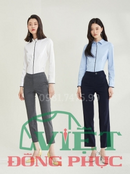 Mẫu sơ mi nữ đồng phục chất lượng tốt, kiểu dáng thời trang, giá rẻ