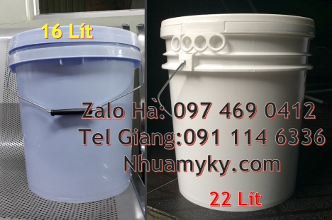 Vỏ thùng sơn 3,8 lít, Vỏ thùng 5 lít quai nhựa, Vỏ thùng sơn 20 lít quai sắt, Vỏ thùng sơn