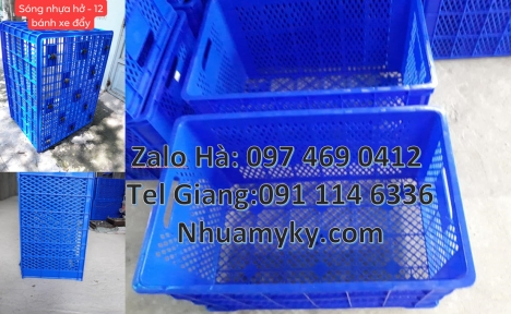Thùng nhựa đặc b3, Thùng nhựa, Khay nhựa, Sóng nhựa hở 1T Sóng nhựa hở 2T5, Sóng Nhựa, Rổ Nhựa, Kha
