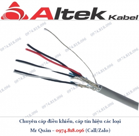Cáp tín hiệu vặn xoắn chống nhiễu awg