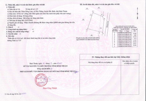 1 SÀO 6 MẶT TIỀN DT716 XÃ HÒA THẮNG